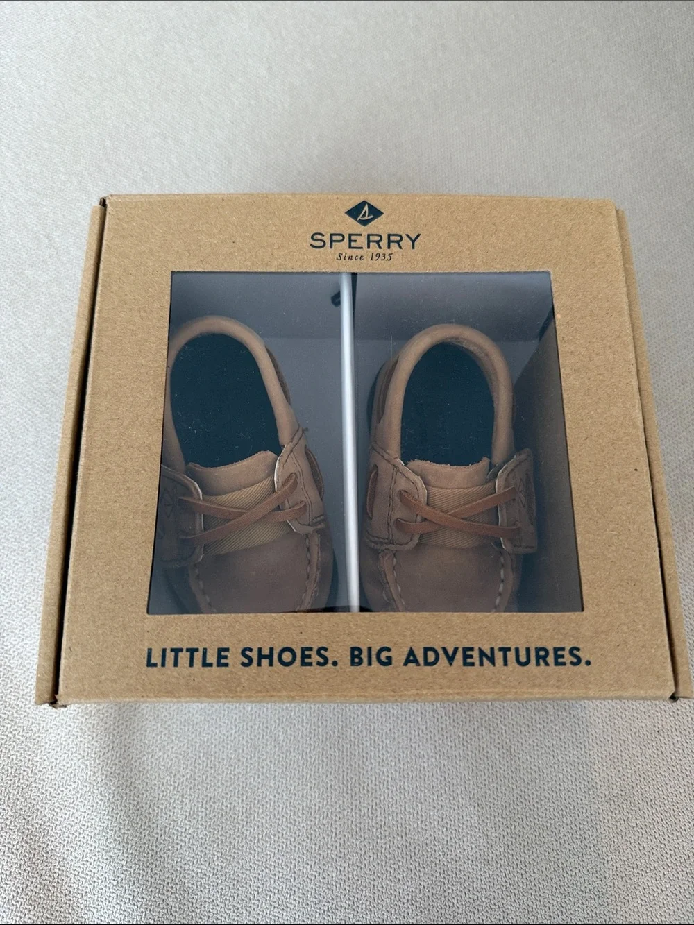 Sperry Brown Boat Crib Shoes - Classic Toddler Moccasins